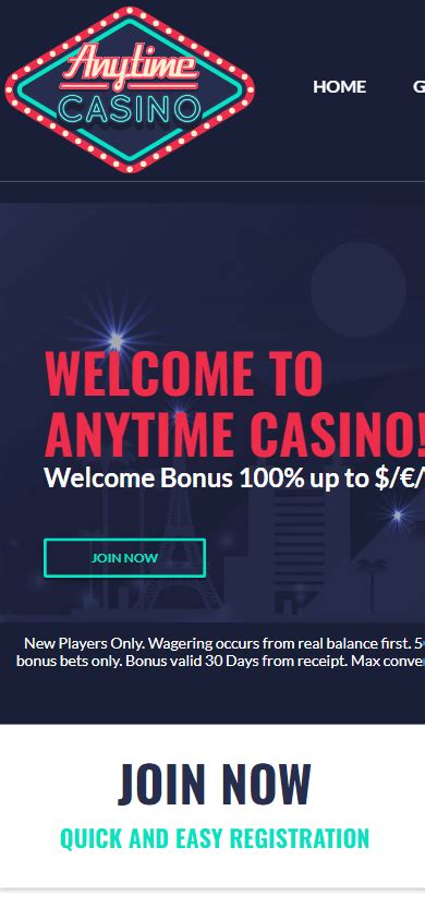 Anytime casino mobile