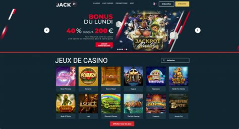 Jack21 casino bonus