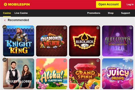 Mobilespin casino aplicação