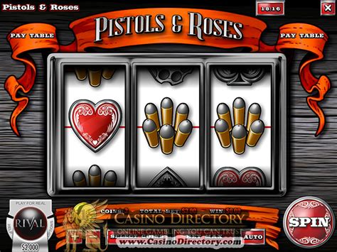 Pistols Roses Slot Grátis