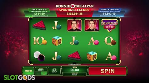 Play Sporting Legends Ronnie O Sullivan slot