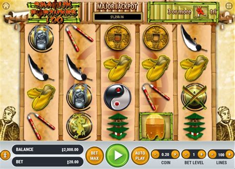 Shaolin Fortunes 100 Slot Grátis