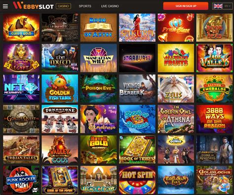 Webby slot casino codigo promocional