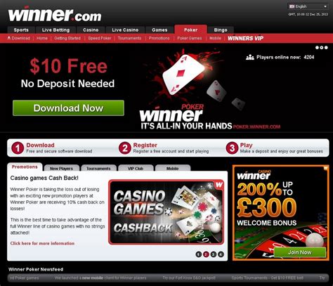 Winner poker site